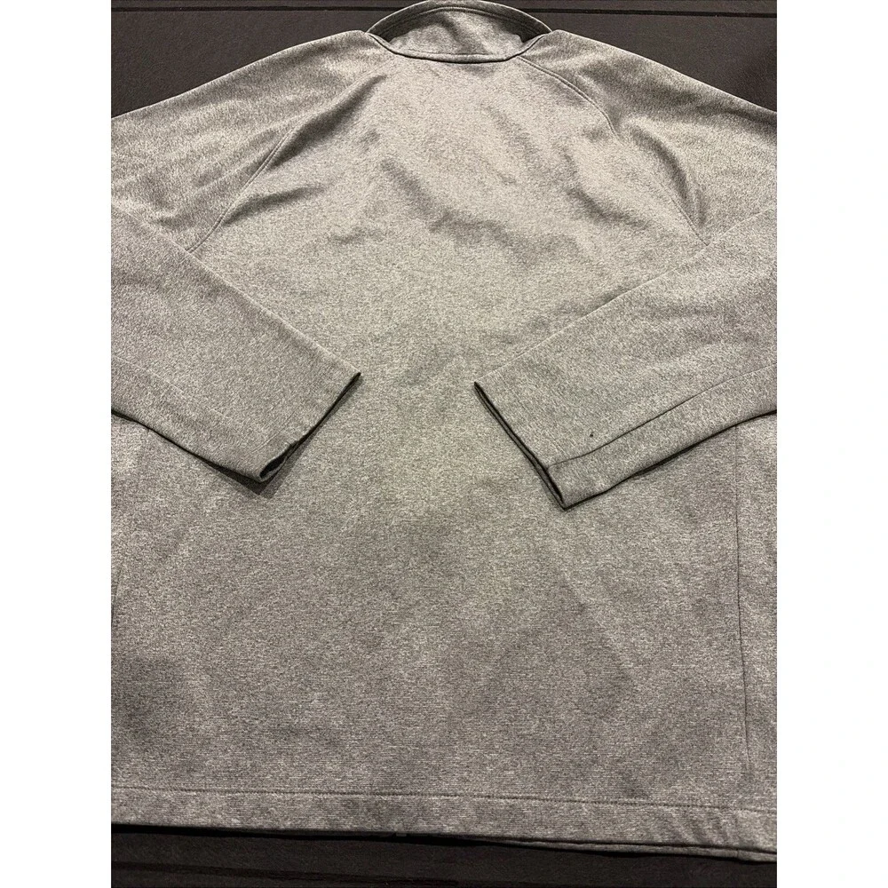 The North Face Mens XL Gray Full Zip Jacket Golf Canyonlands Outdoors Soft